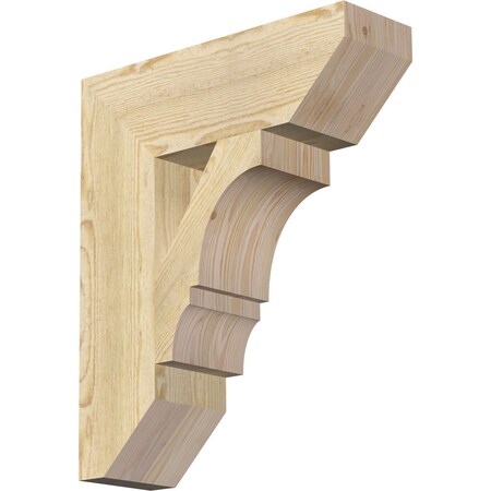 Ekena Millwork Balboa Slat Rough Sawn Bracket, Douglas Fir, 6"W x 20"D x 24"H BKT06X20X24BOA06RDF